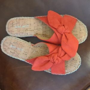 Nine west Canvas Slides